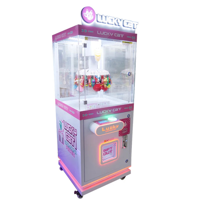 Lucky Cat Claw Machine Coin Operated Game